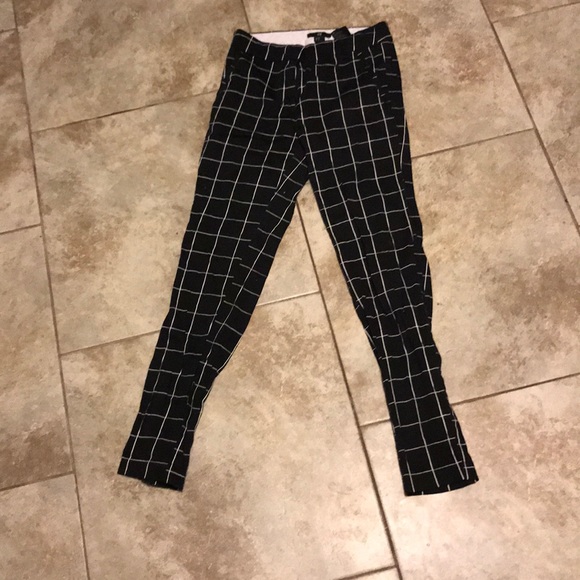 grid pants h&m